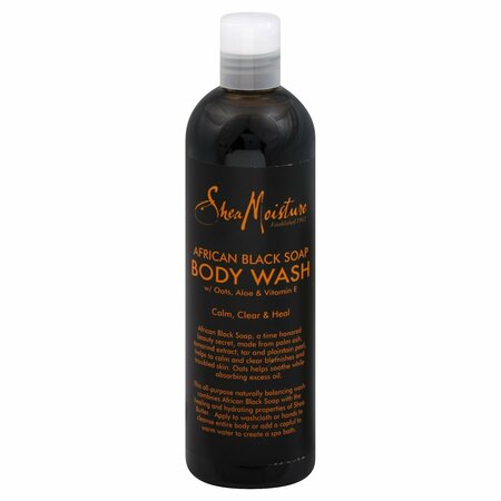 SHEA MOISTURE african black body wash 13z 359629